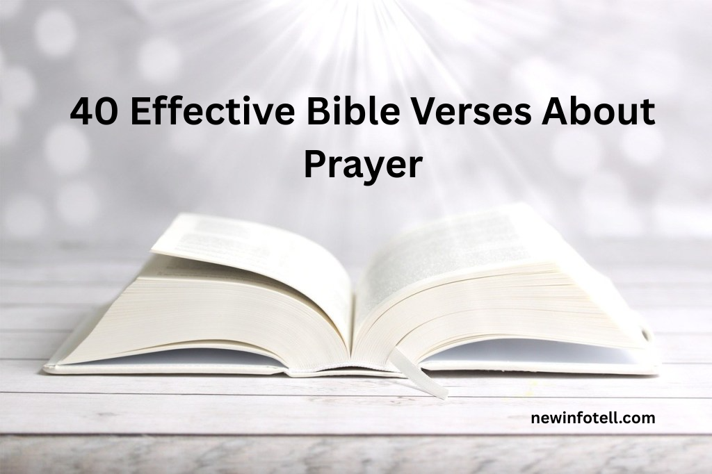 40 Effective Bible Verses About Prayer