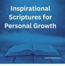 Inspirational Scriptures for Personal Growth