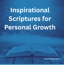 Inspirational Scriptures for Personal Growth
