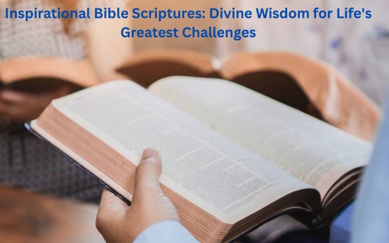 Inspirational Bible Scriptures