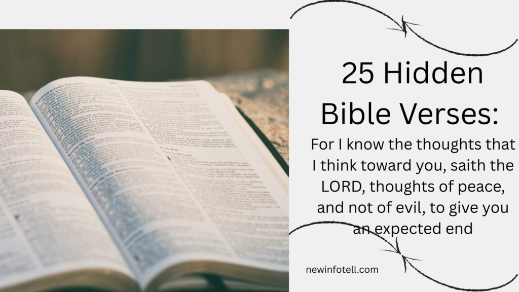 25 Hidden Bible Verses