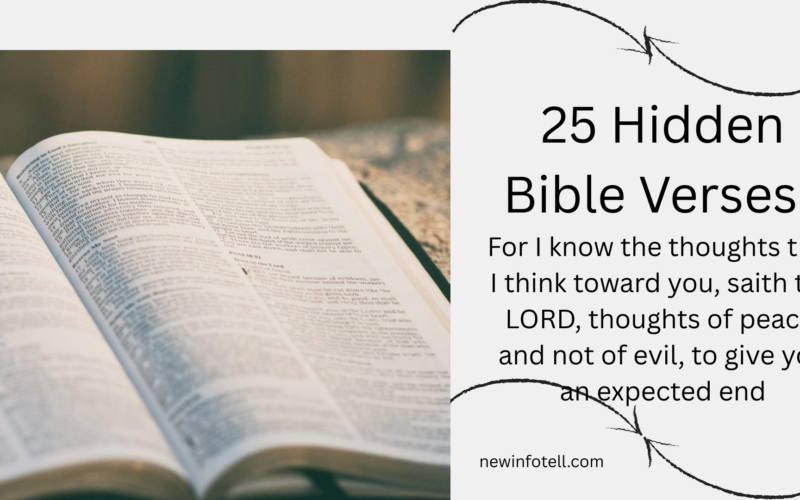 25 Hidden Bible Verses
