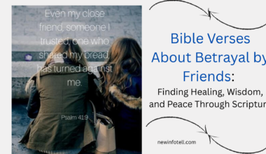 Bible Verses About Betrayal by Friends